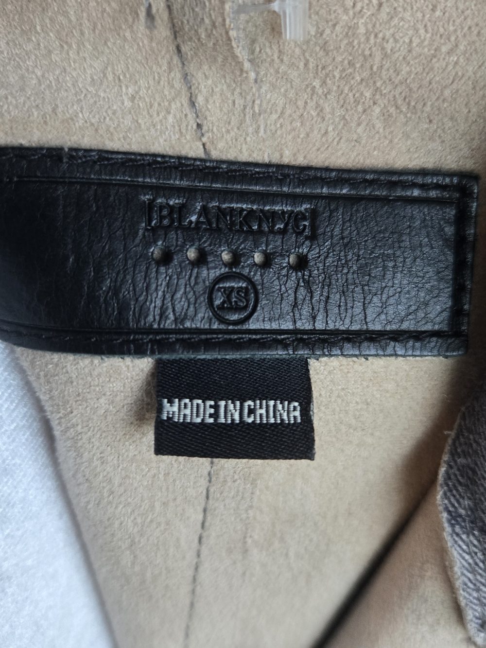 Blank NYC Brown Plaid Trench Coat - Picture 4 of 4